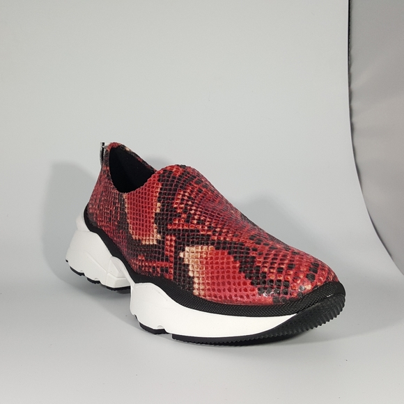 NR Rapisardi Faux Snake Elastic Slip On Sneaker - Picture 4 of 5